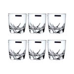 LUMINARC SET OF 6 CLEAR GLASS WATER CUPS 30CL