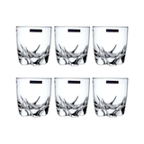 LUMINARC SET OF 6 CLEAR GLASS WATER CUPS 30CL